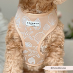 Cocopup Luxe Adjustable Dog Harness – Seashell Design The Stately Hound