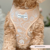 Cocopup Luxe Adjustable Dog Harness – Seashell Design The Stately Hound