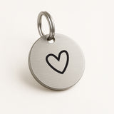 Custom Silver Stainless Steel Dog Tag – Personalised with Your Choice of Symbol The Stately Hound