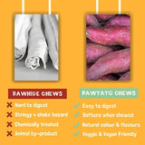 Natural Vegan Dog Treats - Benevo Pawtato Blueberry Sticks The Stately Hound