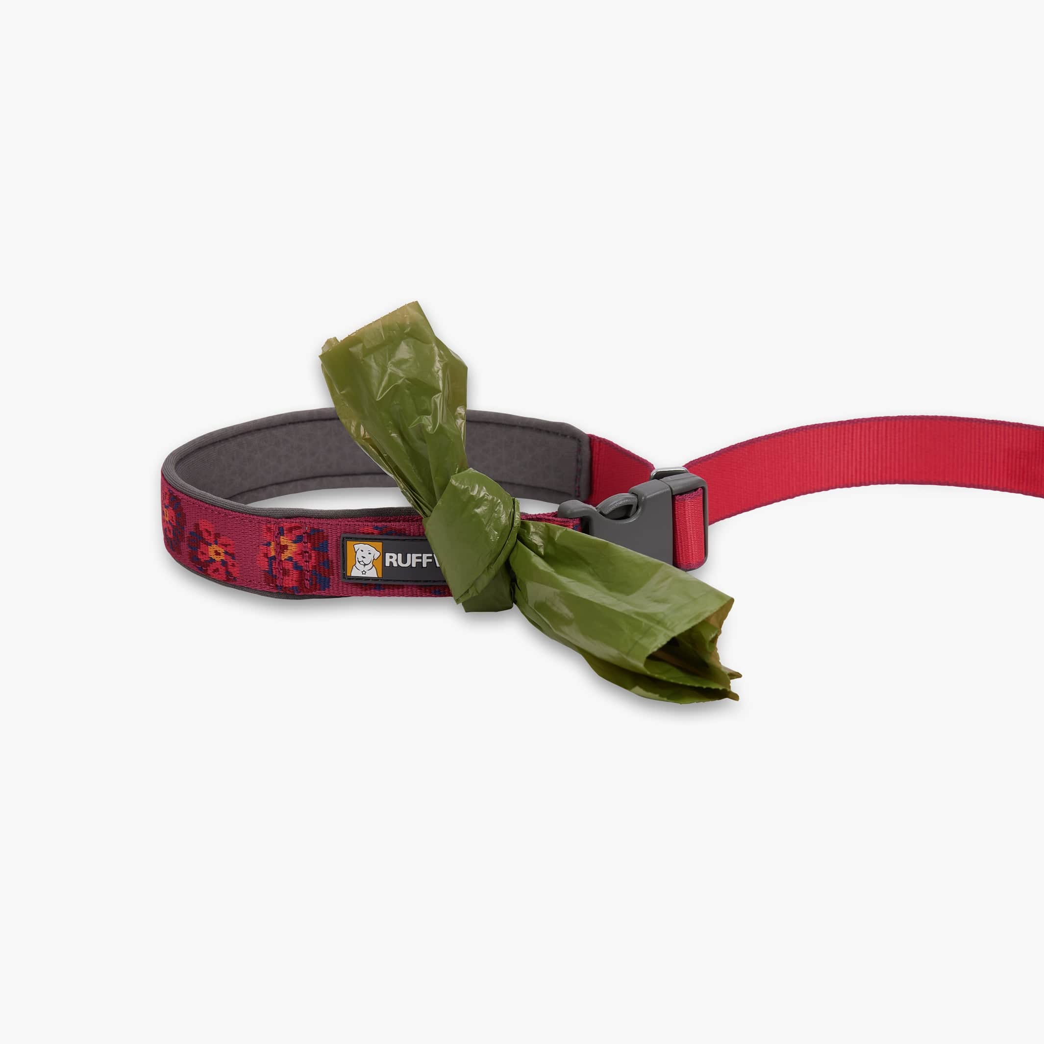 Ruffwear Flat Out Adjustable Alpenglow Burst Dog Lead – Durable & Versatile for Everyday Adventures The Stately Hound