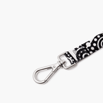 Geometric Print Dog Lead in Black & White The Stately Hound