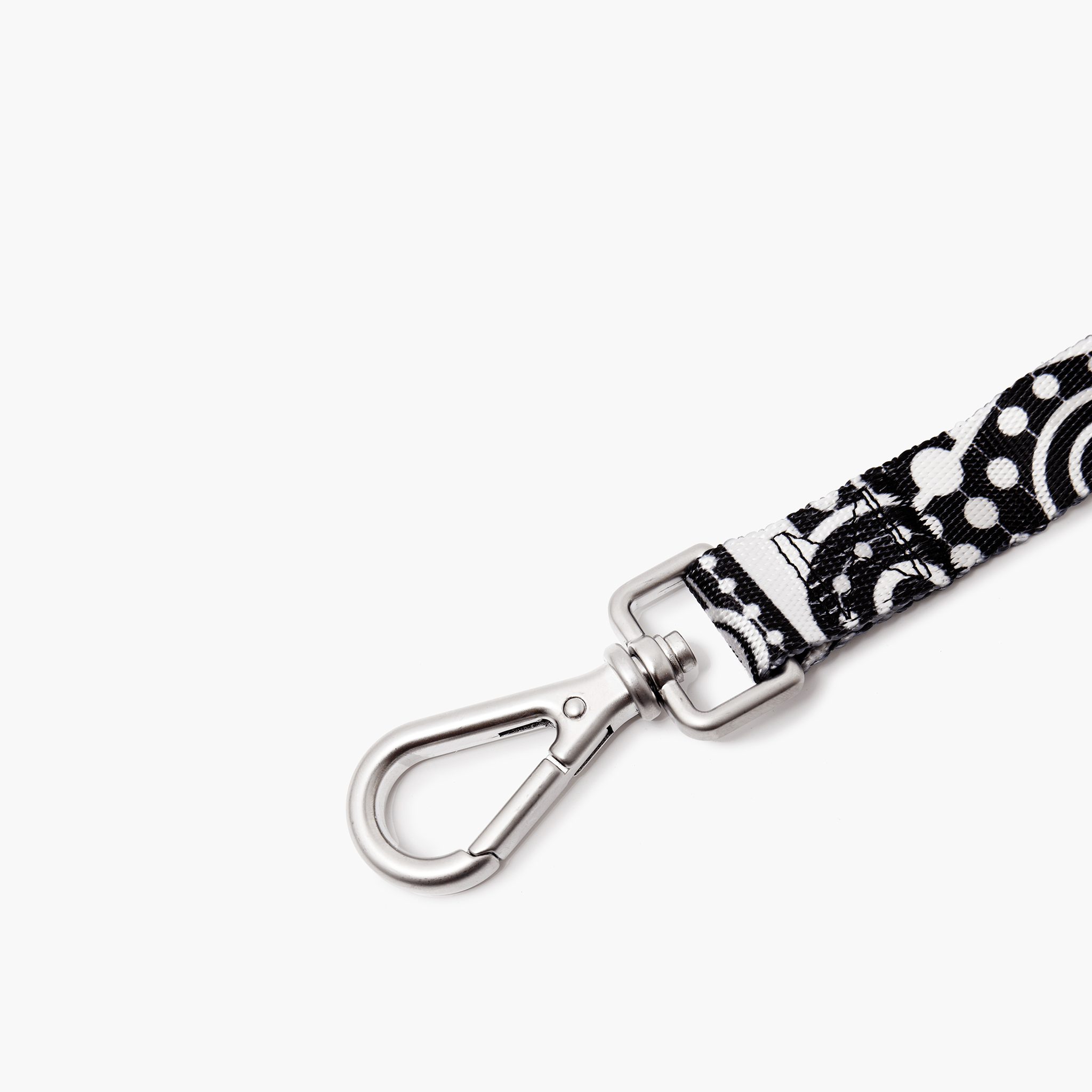 Geometric Print Dog Lead in Black & White The Stately Hound
