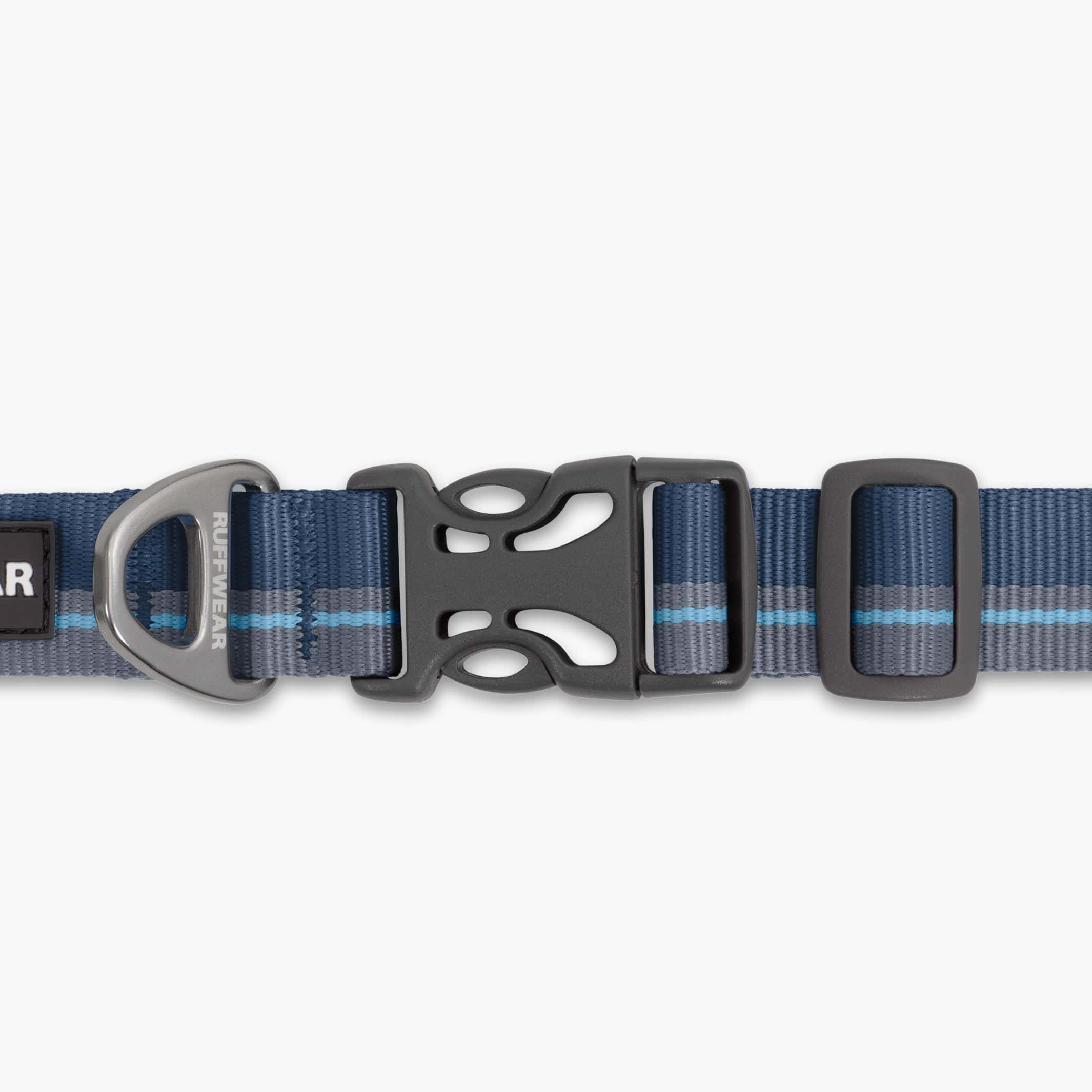 Ruffwear Flat Out Dog Collar in Blue Horizon Stylish Durable