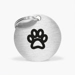 Engraved Silver Stainless Icon Design Pet Tag - Elegant & Secure The Stately Hound