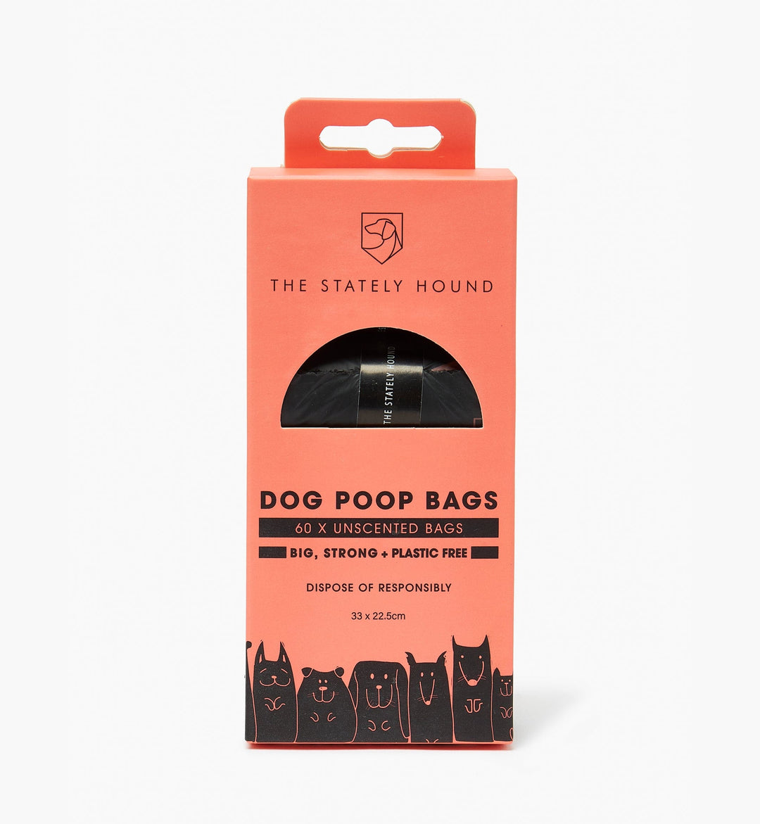 Earth-Friendly Dog Poo Bags - 60 Bags