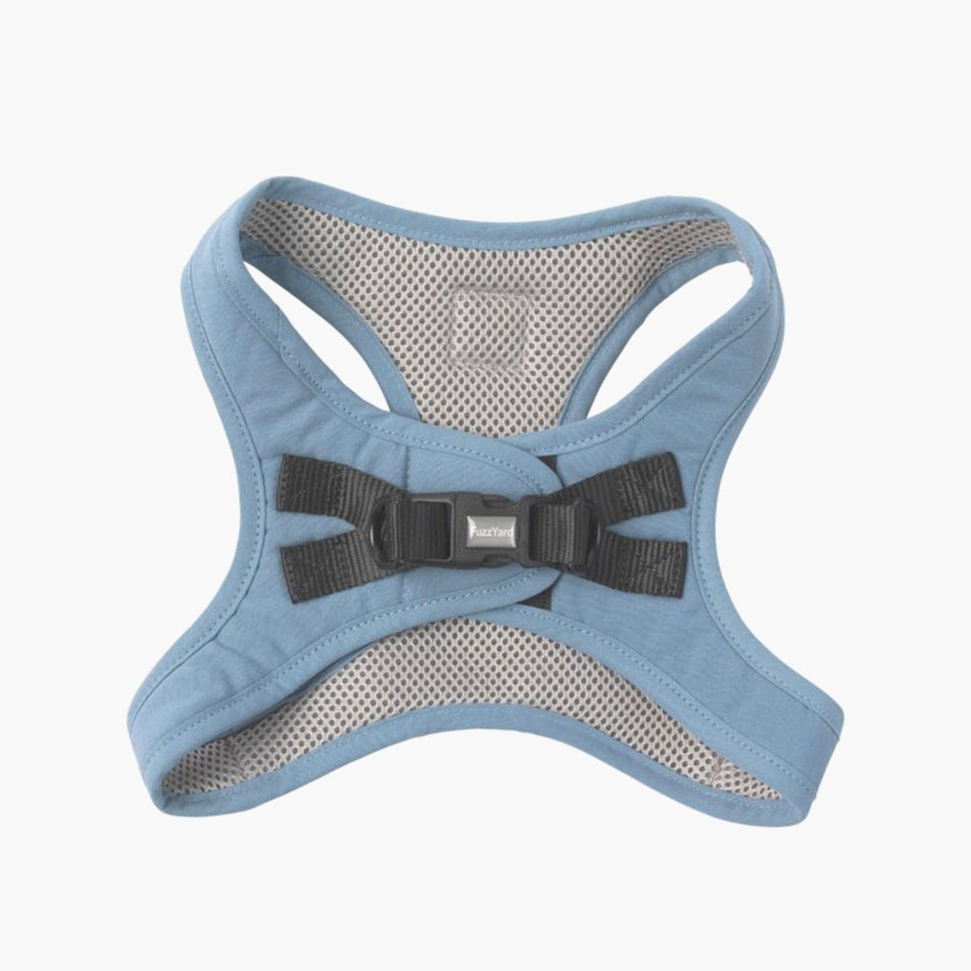 FuzzYard Life Step-In Dog Harness in French Blue