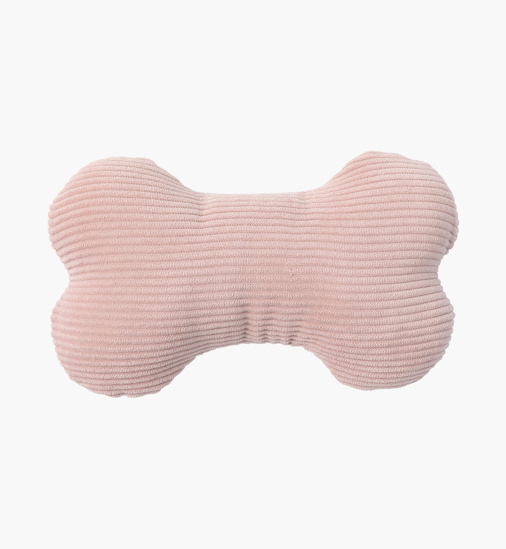 Plush Bone Dog Toy: Soft & Cuddly Cotton Toy with Squeaker