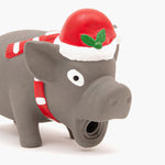 Christmas Latex Pig Dog Toy – Festive, Fun & Durable The Stately Hound