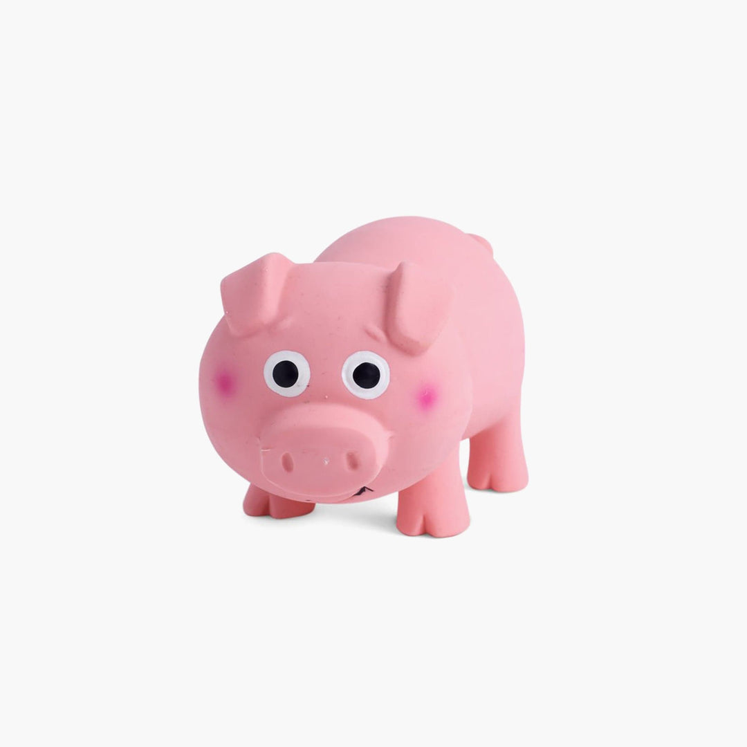 Latex Oink Pig Dog Toy: Squeaky Fun and Exercise for Your Pup