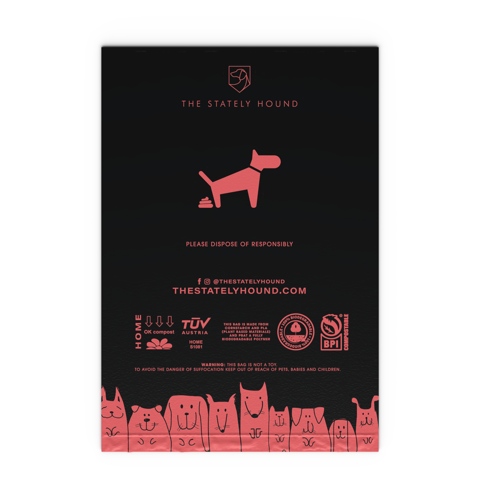 Eco-Friendly Dog Poo Bags: Plant-Based, Compostable & Odor-Free The Stately Hound