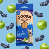 Soopa Apple & Blueberry Dental Sticks - Natural Dog Treats