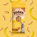 Soopa Banana & Peanut Butter Dental Sticks - Natural Dog Treats