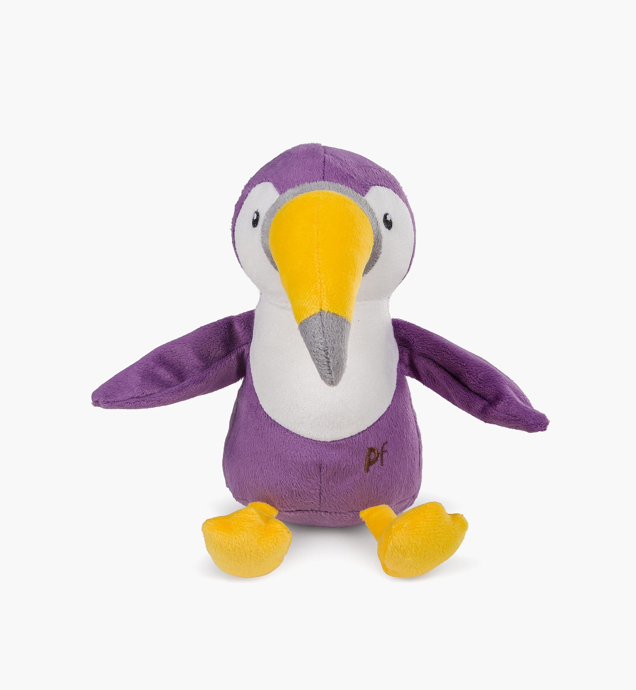 Plush Toucan Dog Toy - Made from Recycled Bottles with Built-in Squeaker The Stately Hound