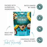 Tribal Rewards for Dogs – Coconut, Banana & Peanut Butter Treats 125g