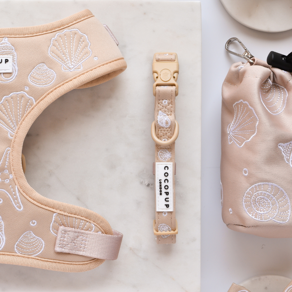 Cocopup Luxe Dog Collar - Seashells