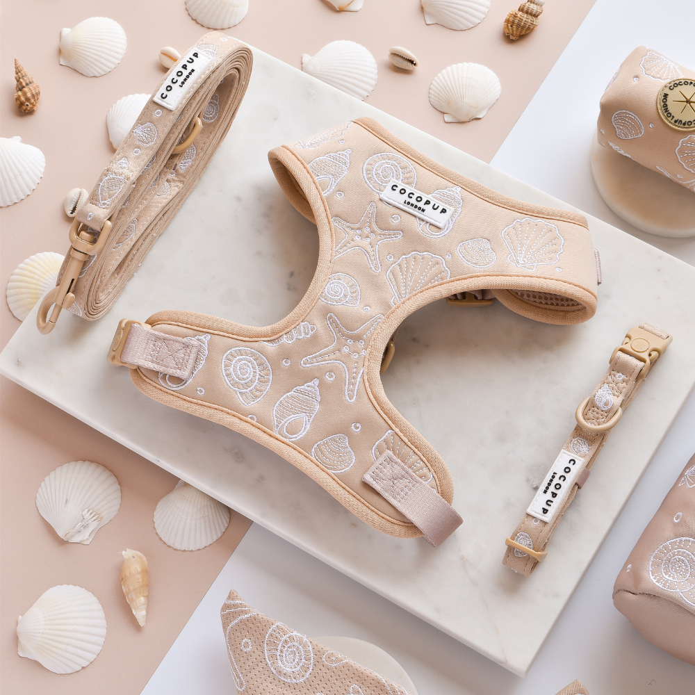 Cocopup Luxe Dog Collar - Seashells