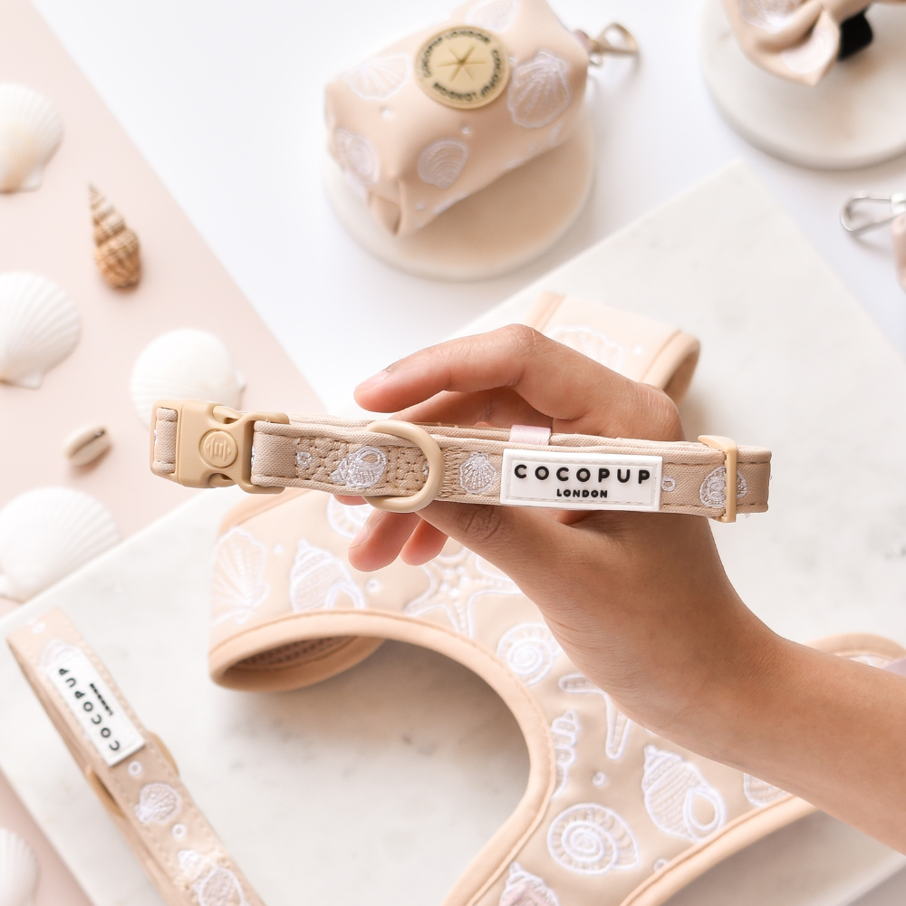 Cocopup Luxe Dog Collar - Seashells