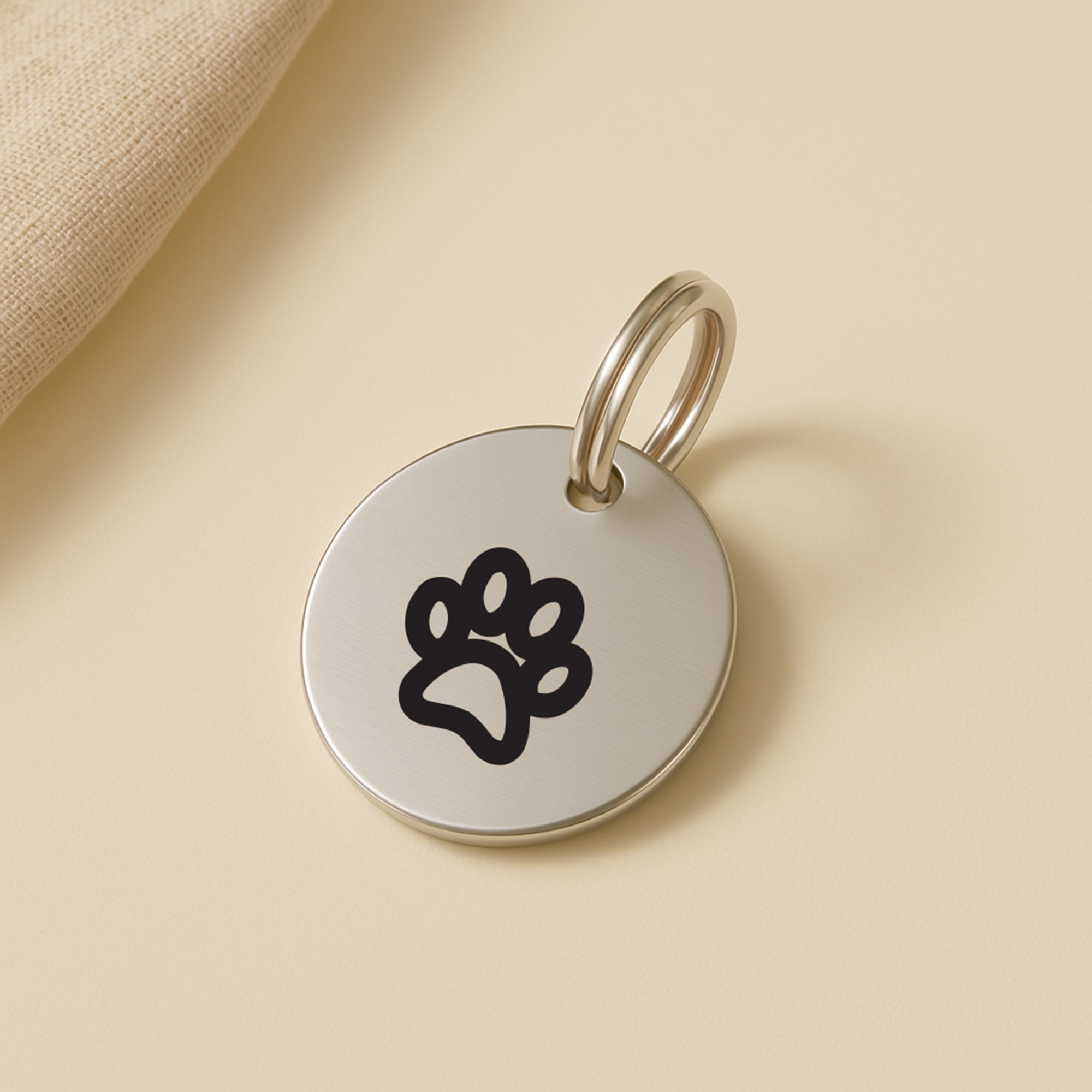 Custom-Engraved Stainless Steel Pet Name Tag – Choose Your Unique Symbol