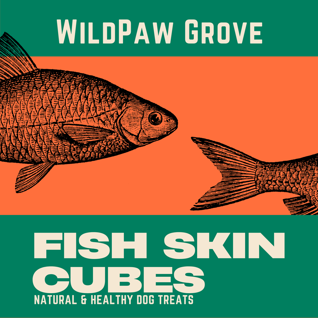 Fish Skin Cube Dog Treats – Natural, Hypoallergenic, & Teeth-Cleansing