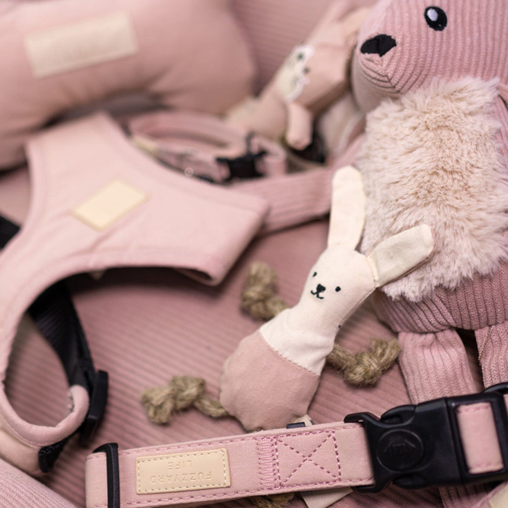 FuzzYard Blush Pink Dog Collar – Stylish Comfort for Your Pup