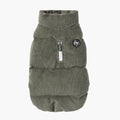FuzzYard Khaki Green Mosman Corduroy Dog Puffer Jacket