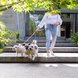 FuzzYard Blue High-Quality Cotton Dog Lead with 360-Degree Rotating Clasp The Stately Hound