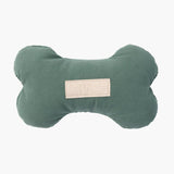 Green Corduroy & Cotton Plush Bone Dog Toy – Soft, Durable & Fun The Stately Hound