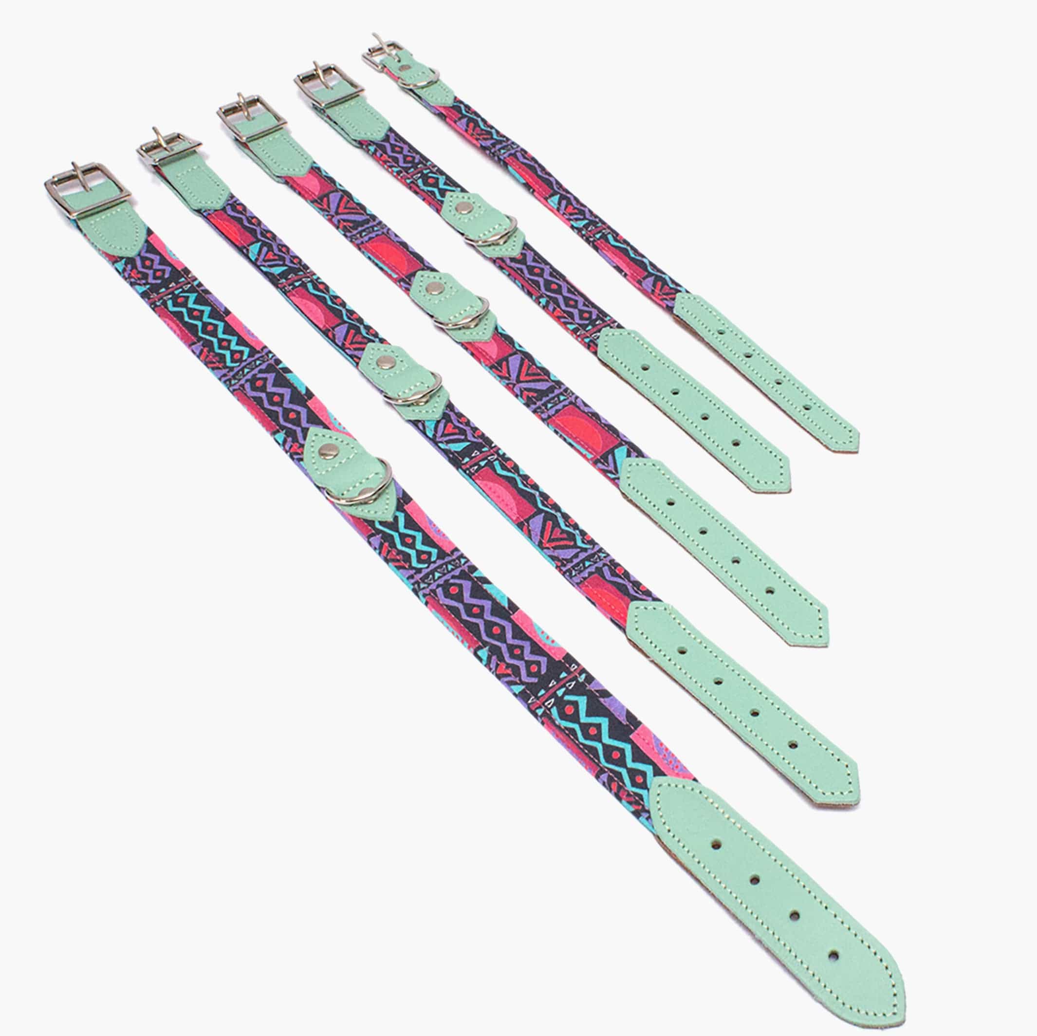 Hiro + Wolf Mud Cloth Dog Collar - Handmade, Stylish & Adjustable