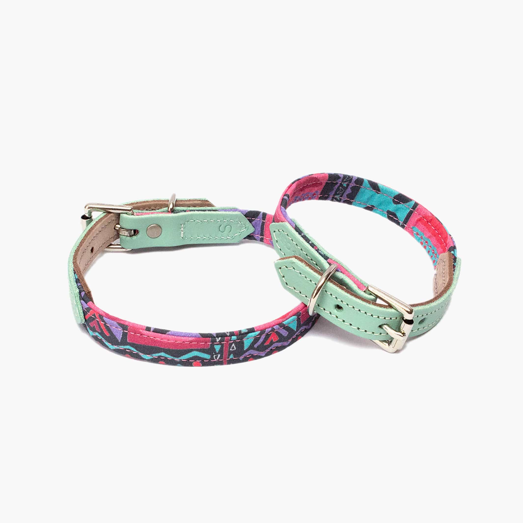 Hiro + Wolf Mud Cloth Dog Collar - Handmade, Stylish & Adjustable