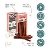 JR Pet Pure Duck Sticks – 100% Natural, Hypoallergenic Dog Treats