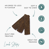 Lamb Meaty Strips Dog Treats – Natural & Nutritious Chews