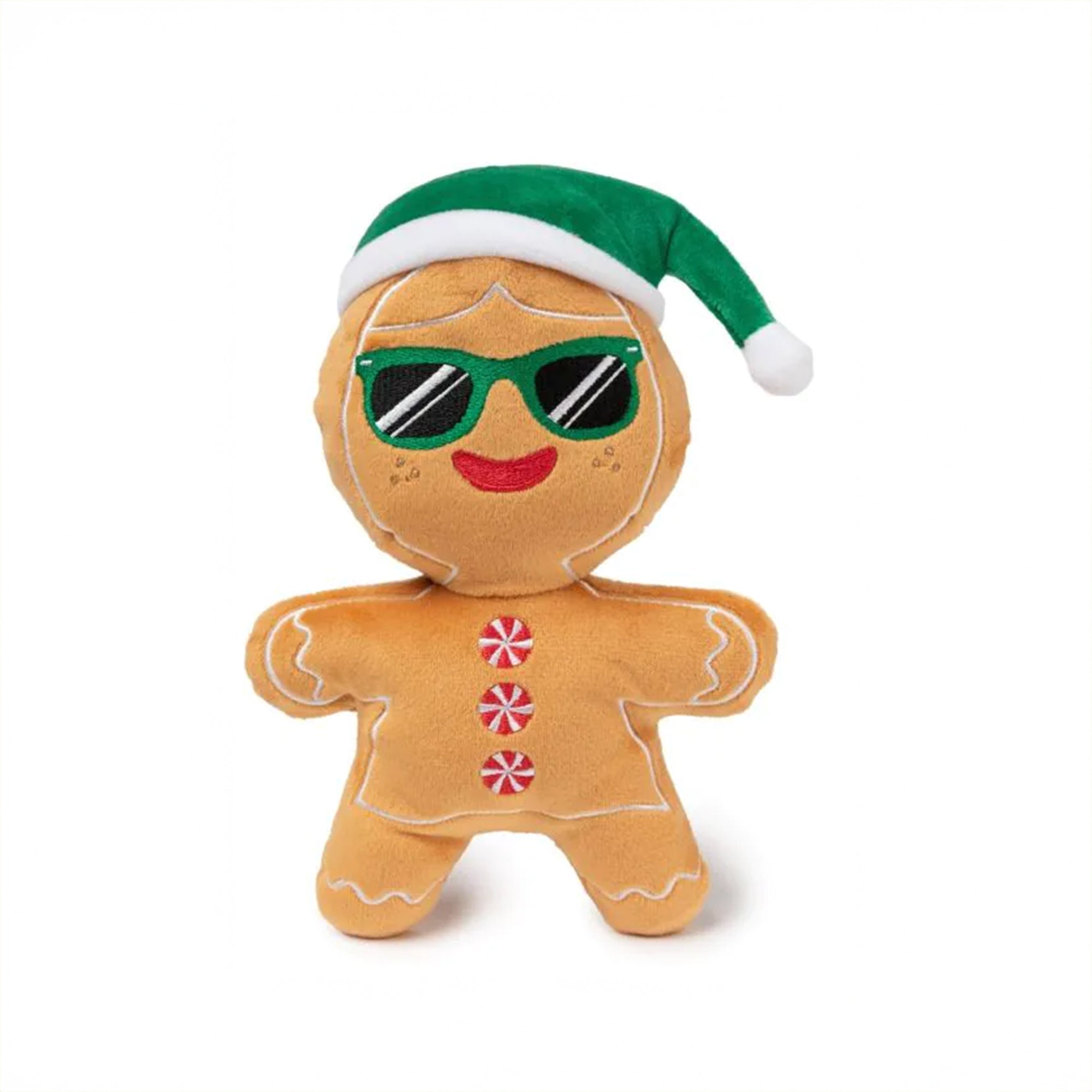 Mrs Gingerbread Plush Dog Toy | Fun & Festive for Dogs of All Sizes