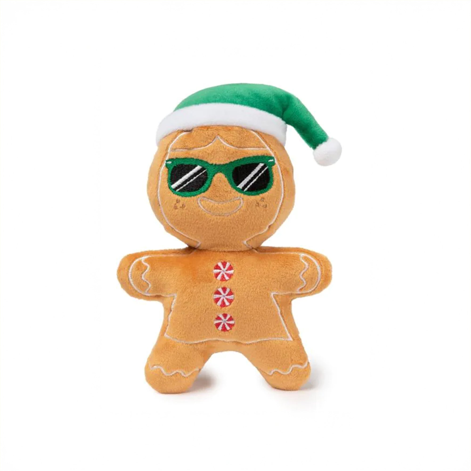 Mrs Gingerbread Plush Dog Toy | Fun & Festive for Dogs of All Sizes