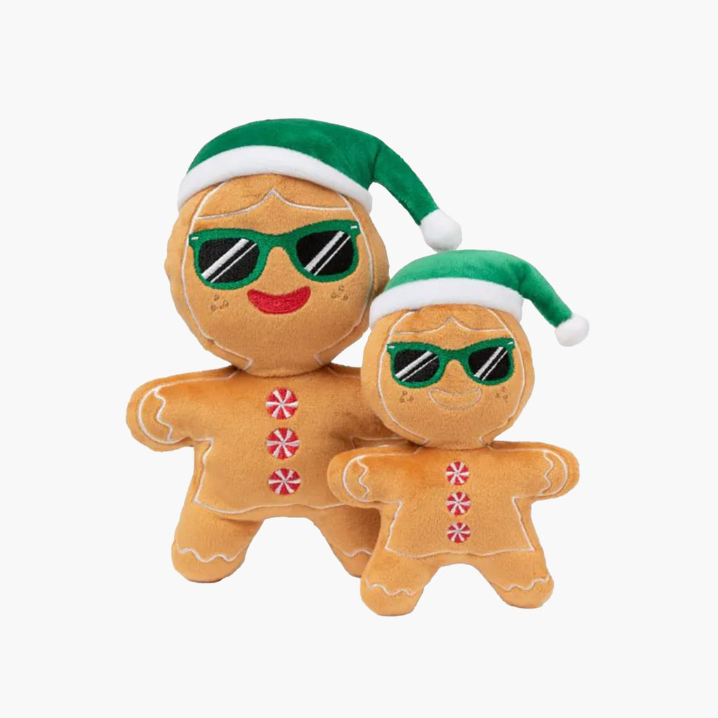 Mrs Gingerbread Plush Dog Toy | Fun & Festive for Dogs of All Sizes