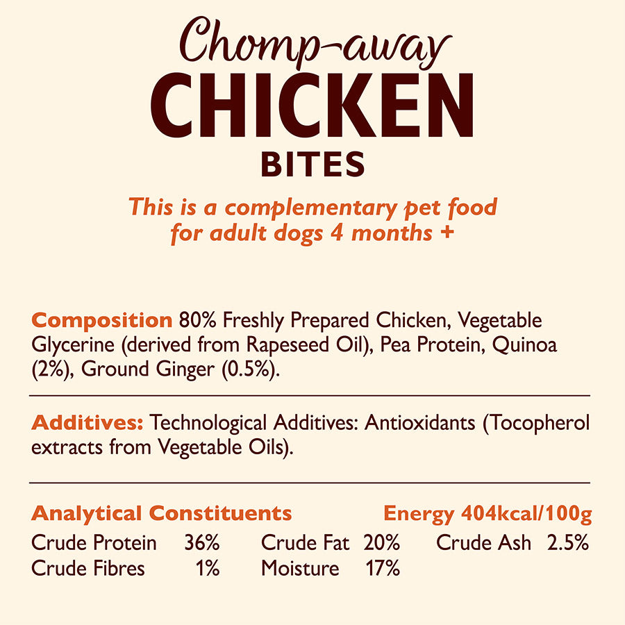 Natural Chicken Bites Training Treats for Dogs | Lily's Kitchen Dog Treats The Stately Hound