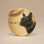 Personalised Dog Keyring with Photo Engraving - A Keepsake to Cherish Your Pet's Memory The Stately Hound