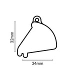 Personalised Dog Name Tag & Pet ID – Fun Pizza Slice Design for Style and Safety The Stately Hound