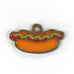 Personalised Dog Name Tag – Stylish, Durable & Secure Pet ID in Hot Dog Design The Stately Hound