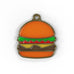 Personalised Dog Name Tag – Stylish, Safe & Fun Burger Design The Stately Hound