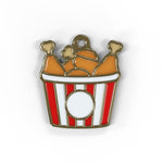 Personalised & Engraved Dog Name Tag – Playful Chicken Bucket Design The Stately Hound