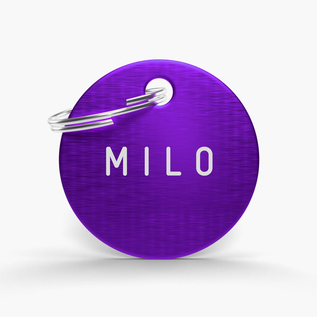 Purple Aluminium Pet Tag: A Stylish and Safe Way to Keep Your Furry Friend Safe