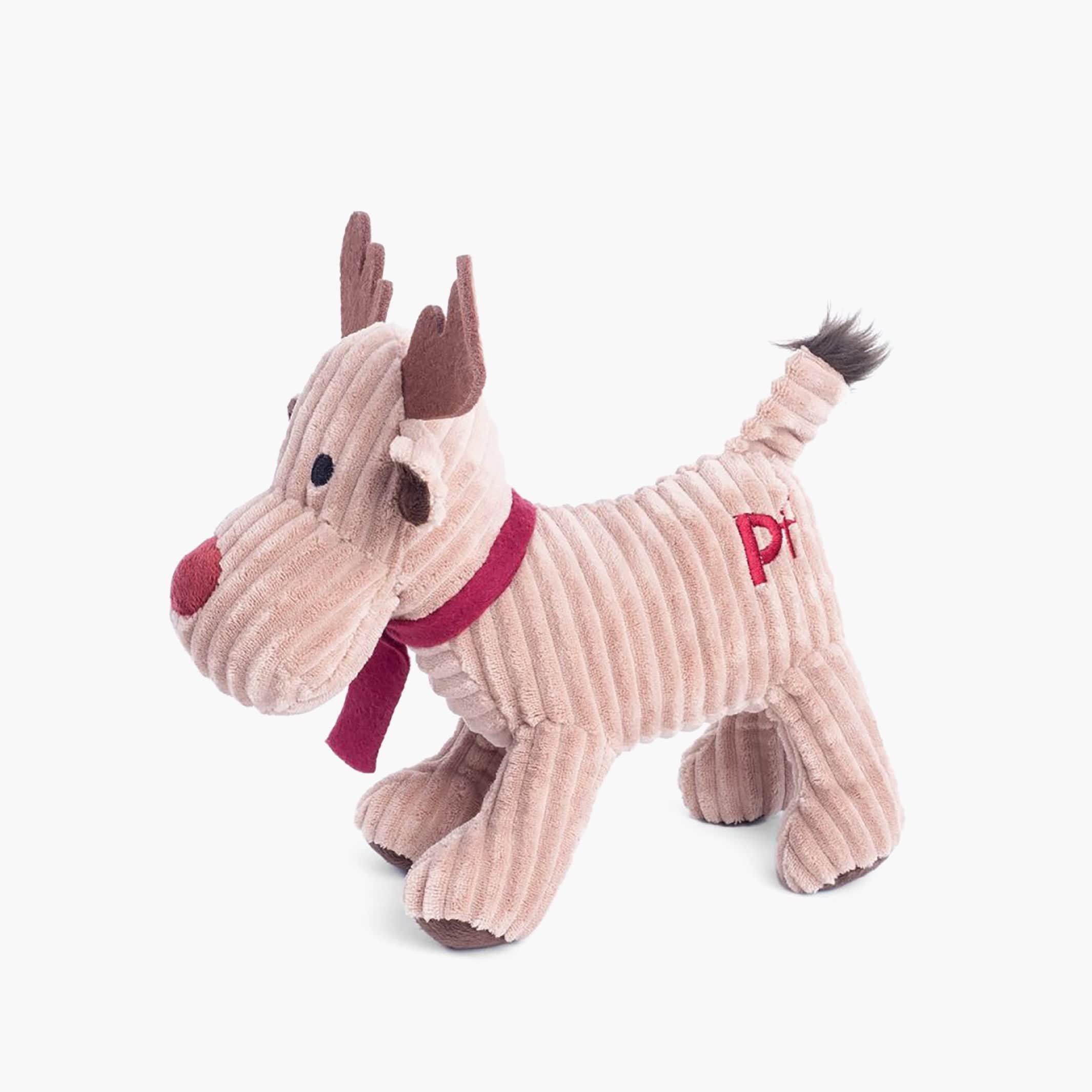 Christmas Reindeer Cord Toy | Festive Fun & Cuddly for Small Dogs & Puppies The Stately Hound