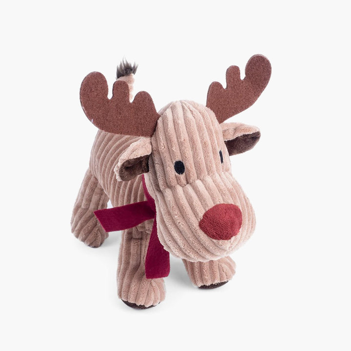 Christmas Reindeer Cord Toy: A Cuddle Buddy for Your Furry Friend