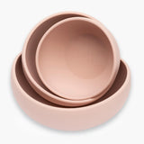 Silicone Dog Bowl - Pink (Soft Blush) | Durable & Easy to Clean