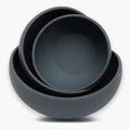 Silicone Dog Bowl - Slate Grey | Durable, Stylish & Safe for Pets