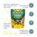Tribal Rewards for Dogs – Chicken & Flaxseed Dog Treats 125g The Stately Hound