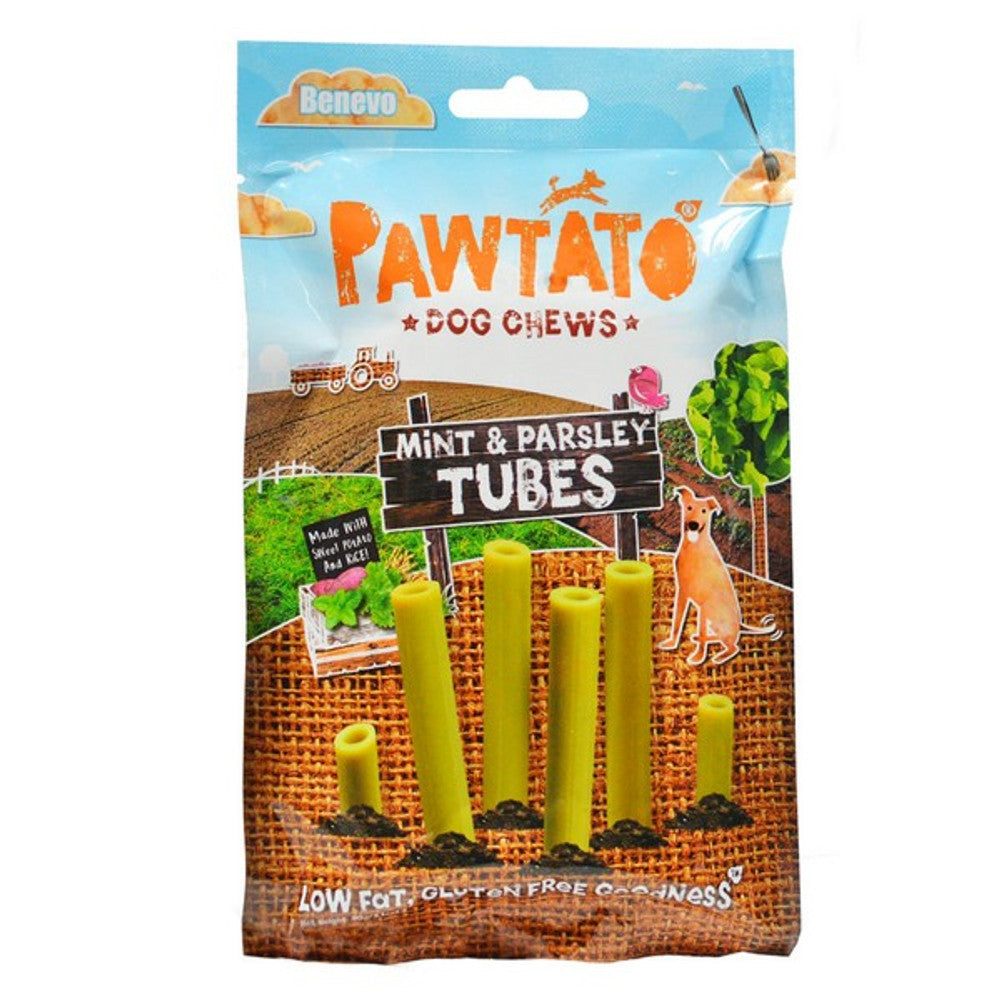 Vegan Dog Treats - Pawtato Mint & Parsley Tubes