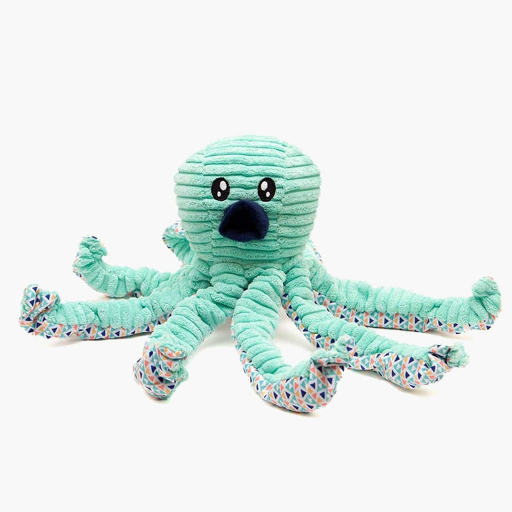 Cuddly and Fun Octopus Dog Toy with Squeaker