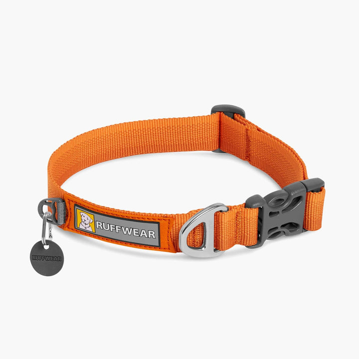Ruffwear Front Range Dog & Puppy Collar in Campfire Orange